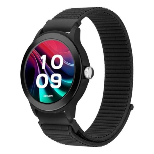 SPC Smartee Duo Vivo 2 Bluetooth GPS 42mm AMOLED Noir Taille Unique IP68 SpO2 Pulsomètre Sommeil SOS