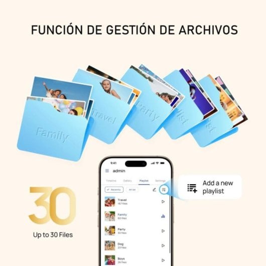 Marco de fotos digital Arzopa 10,1" IPS Táctil, Cloud Inalimitado, Wi-Fi, App Arzopa, Multilenguaje