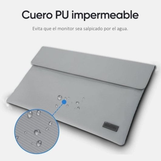 Funda Protectora para Monitor Portátil ARZOPA 17.3" de PU, Resistente al Agua, con Cierre Magnético