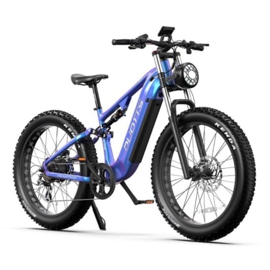 Bicicleta Electrica Fat Bike 26 x 4 Pulgadas 750 W 48 V 20 Ah LCD Frenos Hidraulicos
