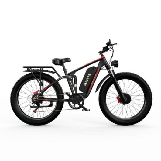 Bicicleta eléctrica DUOTTS S26 2x750W Batería 48V 20Ah 26 pulgadas Full Suspension Fat Bike