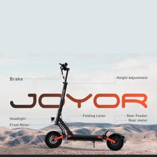 Elektroroller Joyor S10-S-Z 75 km Reichweite 60 V 18 Ah Hydraulikbremsen Offroad-Reifen