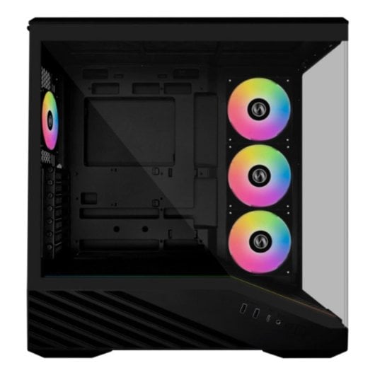 Lian Li Vector V100 ATX Midi Tower Gaming Case, Nero/Trasparente, ARGB, Vetro Temperato