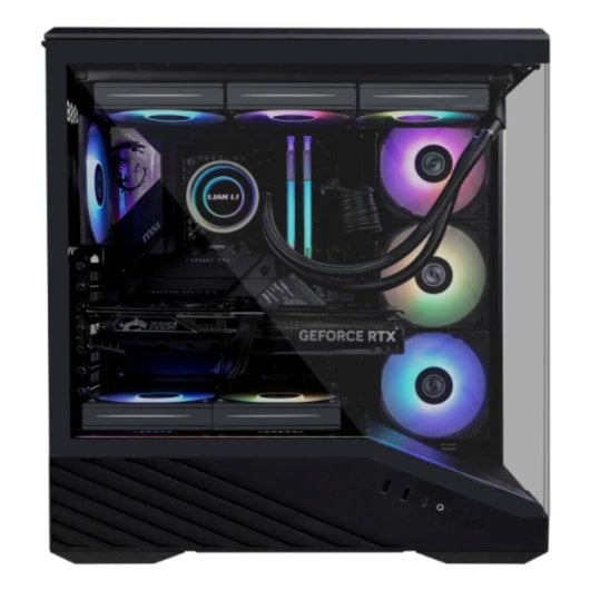 Lian Li Vector V100 ATX Midi Tower Gaming Case, Nero/Trasparente, ARGB, Vetro Temperato