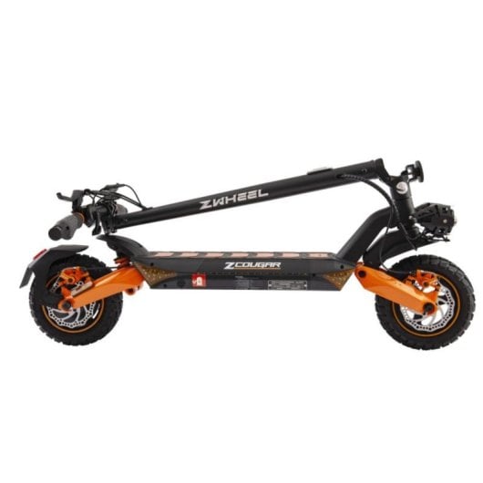Patinete eléctrico ZWheel 25 km/h 70 km de autonomía 1600 W suspensión DUO SHOCK luces LED Bluetooth
