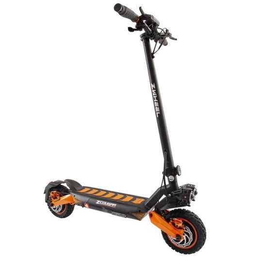 Patinete eléctrico ZWheel 25 km/h 70 km de autonomía 2x1000W suspensión DUO SHOCK y luces LED