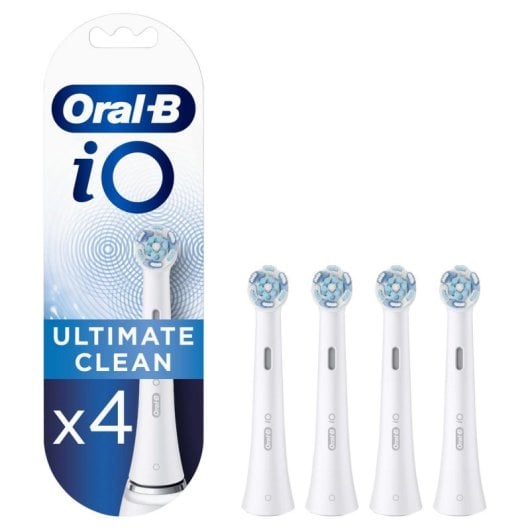 Oral-B iO Ultimate Clean Recambios 4 Unidades Blanco