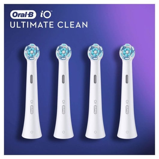 Oral-B iO Ultimate Clean Recambios 4 Unidades Blanco