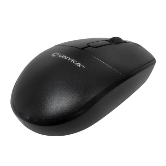 Ratón UNYKAch UK A128 USB 1200 DPI Negro Ambidiestro Plug and Play