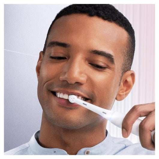 Cabezales Oral-B iO Gentle Care 4 uds Azul Blanco pack reemplazo encías sensibles
