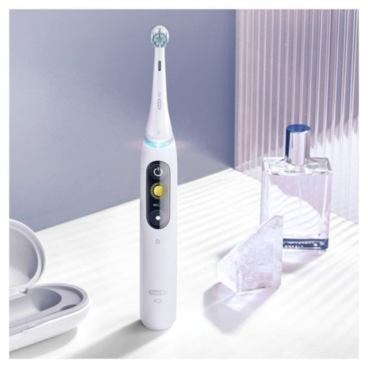 Cabezales Oral-B iO Gentle Care 4 uds Azul Blanco pack reemplazo encías sensibles