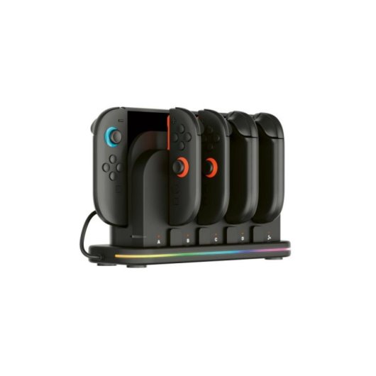 Station de charge multiprise RGB pour 4 Joy-Con Nintendo Switch 2 Switch