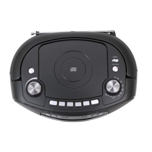 Radio CD Player Thomson RK200CD Schwarz FM AM LCD tragbar Aux-in Kassette