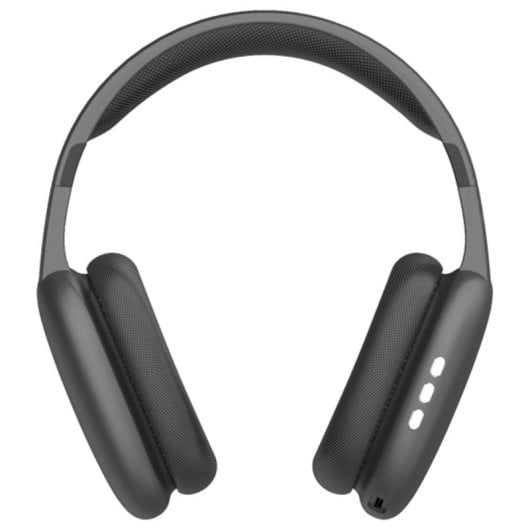 Denver BTH-252 kabellose Bluetooth-Kopfhörer für Anrufe, Musik, Sport und Alltag, grau