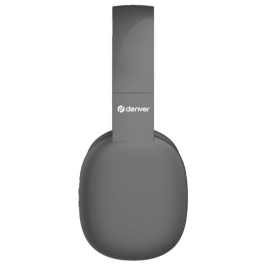 Denver BTH-252 kabellose Bluetooth-Kopfhörer für Anrufe, Musik, Sport und Alltag, grau