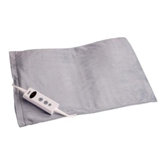 Almohadilla eléctrica flexible 10 niveles 100 W Gris lavable temporizador autoapagado