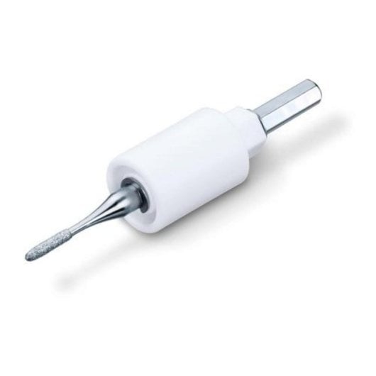 Manicura y Pedicura Profesional Blanco/Dorado 3 Velocidades Batería Litio Pantalla LED Apagado Automático Estuche Acceso