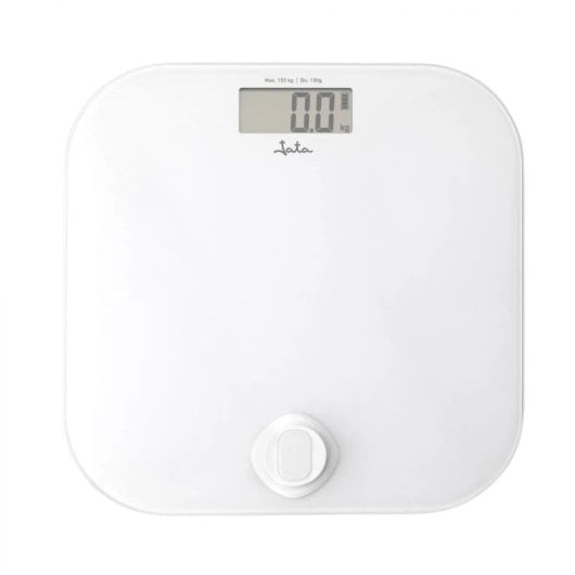 Báscula inteligente JATA HBAS1907 150 kg IMC Análisis corporal LCD cristal blanco