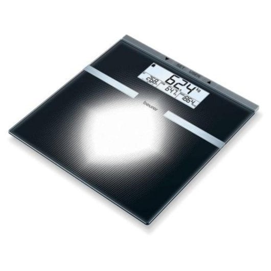 Báscula digital de baño 180kg IMC vidrio y plástico LCD precisión 100g apagado automático