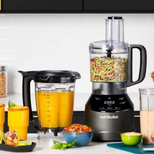 Batidora NutriBullet NBF580B Triple Prep System 1500 W Multifunción Negro Base Inteligente