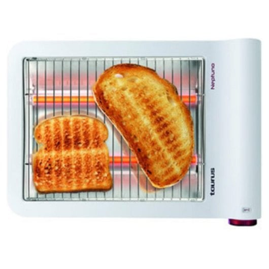 Tostador plano Taurus Neptuno 700 W Blanco Horizontal Acero inoxidable Temporizador