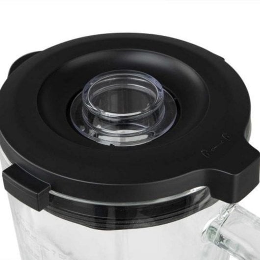 Standmixer Schwarz 1500W Glas 1,75L 2 Geschwindigkeiten Eiscrusher Turbo Funktion Edelstahlmesser