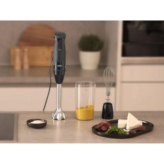 Batidora de mano Braun MultiQuick 5 MQ 50051 M 1000W 21 velocidades Acero Inox Turbo Negro