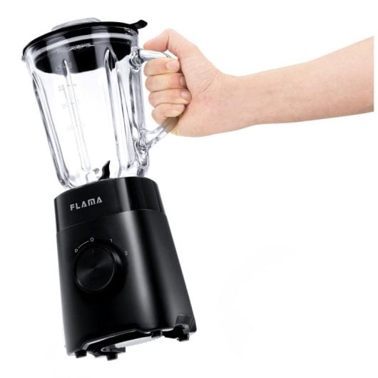 Batidora de vaso Flama 2232FL 1,2 L 1000 W picahielos cuchillas extraíbles turbo