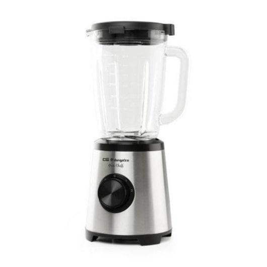 Batidora de vaso 1500W 1.75L cristal turbo 2 velocidades cuchillas inox seguridad
