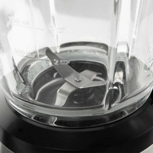 Batidora de vaso 1500W 1.75L cristal turbo 2 velocidades cuchillas inox seguridad