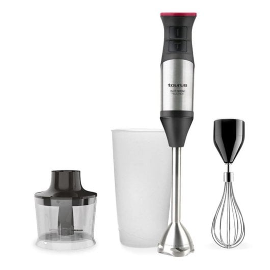 Batidora de mano Taurus Bapi 1200 Plus Inox 1200 W 20 velocidades picahielos accesorios