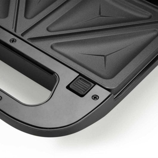 Sandwichera Orbegozo SW 7260 750 W Placas Intercambiables Antiadherente Negro Plata