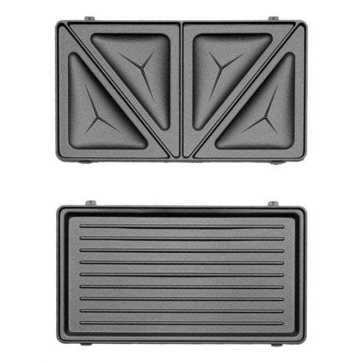 Sandwichera Orbegozo SW 7260 750 W Placas Intercambiables Antiadherente Negro Plata