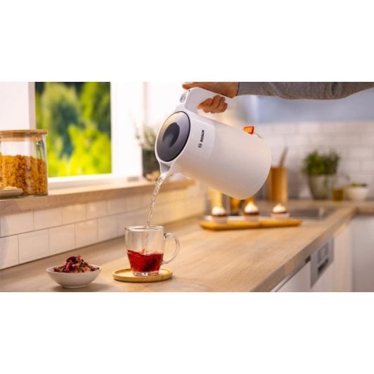Bollitore Bosch TWK2M161 1,7L 2400W senza fili bianco plastica filtro antical