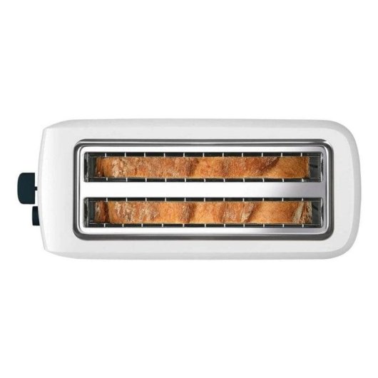 Taurus MyToast Duplo Cool broodrooster 2 lange brede sleuven 1450W 6 bruiningsstanden Wit/Zwart