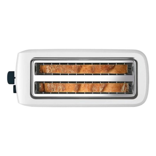 Taurus MyToast Duplo Cool broodrooster 2 lange brede sleuven 1450W 6 bruiningsstanden Wit/Zwart