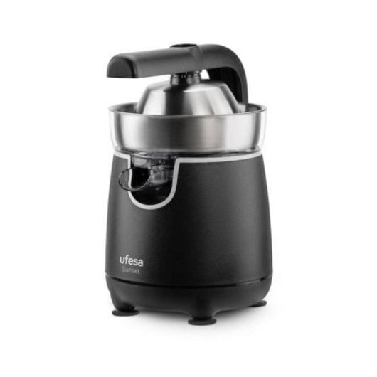 Espremedor elétrico de citrinos 600W inox fluxo direto duplo sentido rotação sistema antigotas