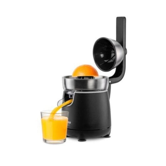 Espremedor elétrico de citrinos 600W inox fluxo direto duplo sentido rotação sistema antigotas