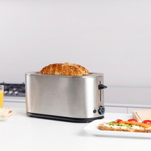 Tostador Taurus Mytoast Duplo Legend 1500W 4 rebanadas Acero Inoxidable 7 niveles