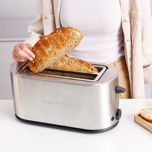 Tostador Taurus Mytoast Duplo Legend 1500W 4 rebanadas Acero Inoxidable 7 niveles