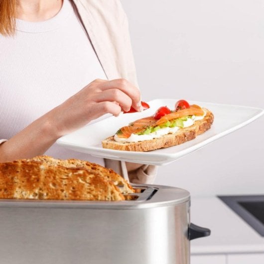 Tostador Taurus Mytoast Duplo Legend 1500W 4 rebanadas Acero Inoxidable 7 niveles