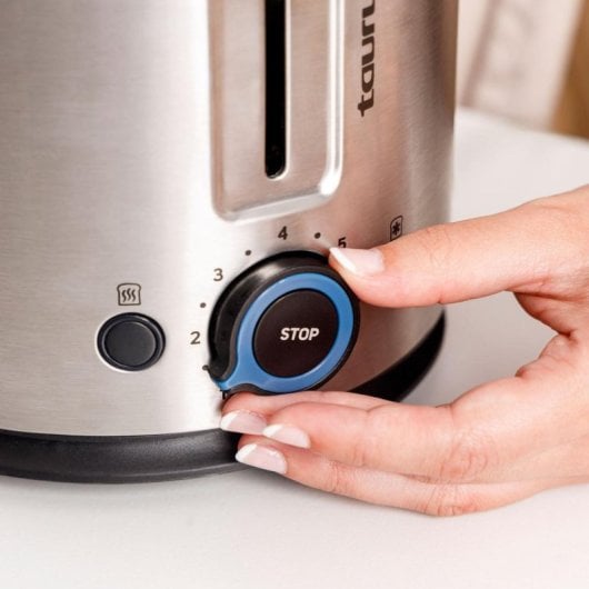 Tostador Taurus Mytoast Duplo Legend 1500W 4 rebanadas Acero Inoxidable 7 niveles