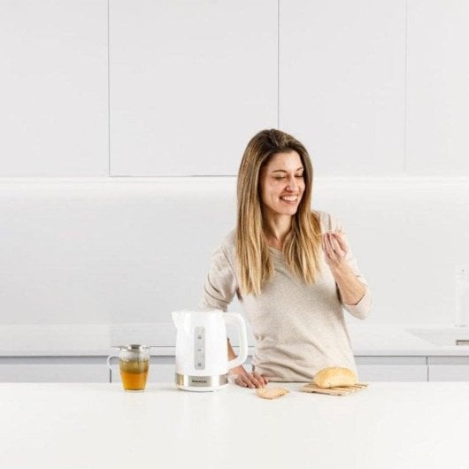 Wasserkocher Taurus Aroa 1,7 L 2200 W Edelstahl Automatik Kalkfilter