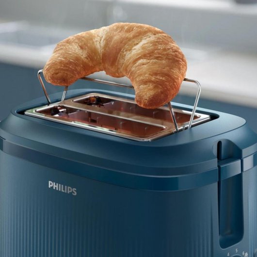 Grille-pain Philips 3000 Series 2 fentes 830 W 8 niveaux Bleu