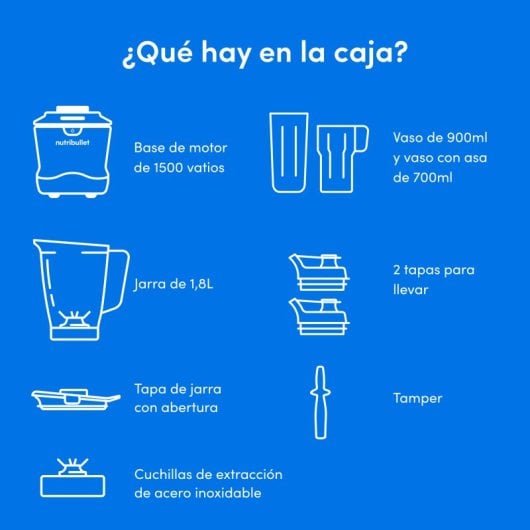 Licuadora nutribullet NBF550DG 1500W SmartSense 1,8L Full-sized Tritan Gris