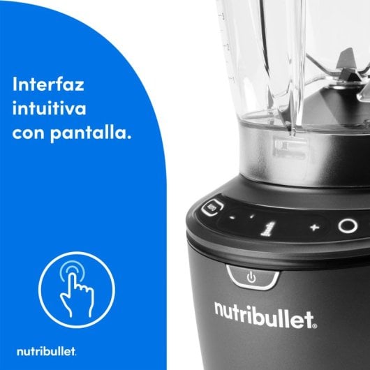 Licuadora nutribullet NBF550DG 1500W SmartSense 1,8L Full-sized Tritan Gris