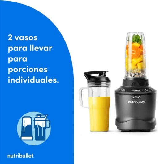 Licuadora nutribullet NBF550DG 1500W SmartSense 1,8L Full-sized Tritan Gris