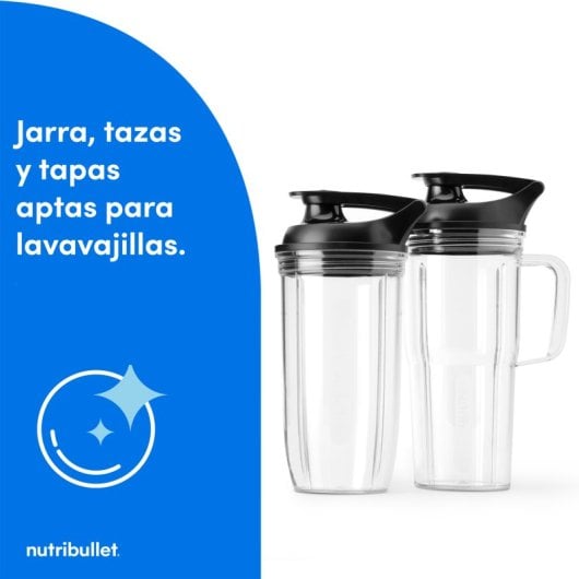 Licuadora nutribullet NBF550DG 1500W SmartSense 1,8L Full-sized Tritan Gris