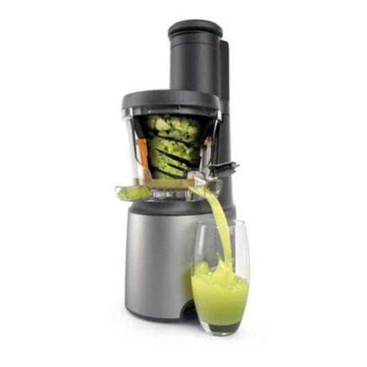 Exprimidor Kenwood PureJuice Pro JMP85 230W Slow Juicer Plateado XL Antigoteo Libre de BPA