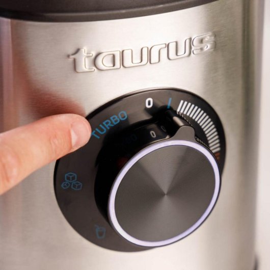 Batidora de vaso Taurus Prior Advance+ 2 L 1800 W Acero inoxidable 6 cuchillas Smoothie Autolimpieza Picahielos